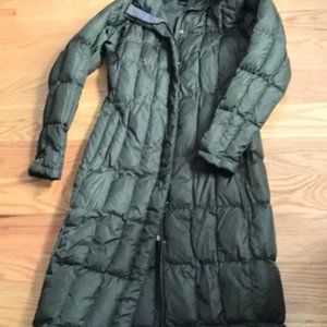 THE NORTHFACE Hooded Forest Green XS Long Length